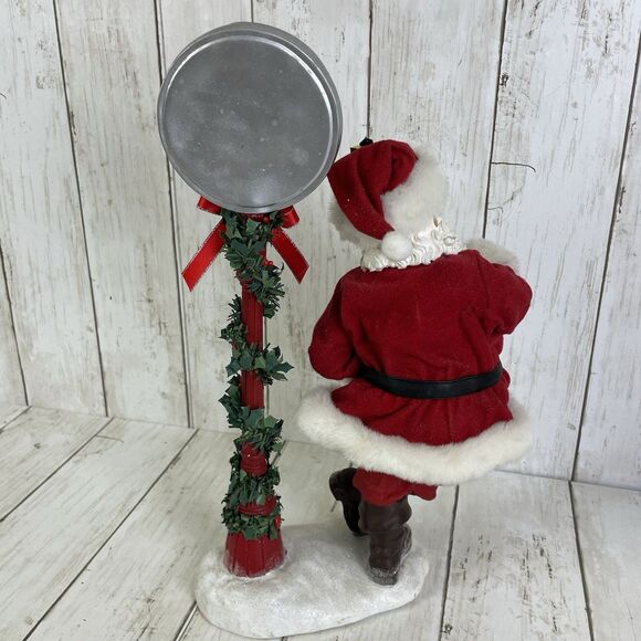 Coca-Cola Fabriche Santa W/ Drink Coke Sign Toy Train 14” Kurt Adler - Picture 6 of 11